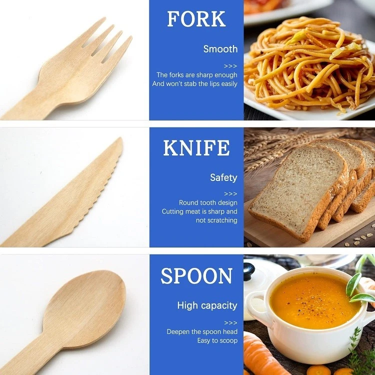 wooden disposable cutlery set wooden disposable cutlery set